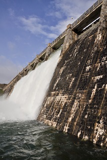 Dam over Zadorra river, Basque Country