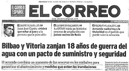 Headlines from El Correro 30 March 2008